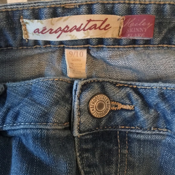 Aeropostale Hailey Skinny Flare Jeans. - Picture 6 of 7